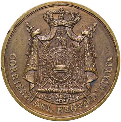 Medaglia 1806 Corriere del Regno ... 
