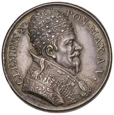 Clemente X (1670-1676) Medaglia A. ... 