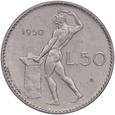 REPUBBLICA ITALIANA 50 Lire 1950 ... 