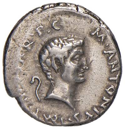 Antonio - Denario (41 a.C., zecca ... 