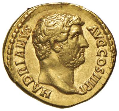 Adriano (117-138) Aureo - Testa a ... 