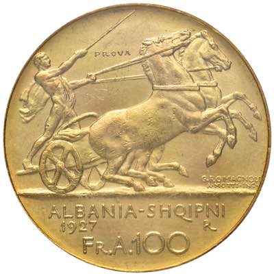 ALBANIA Amet Zogu (1925-1939) 100 ... 