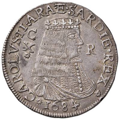 CAGLIARI Carlo II (1665-1700) 10 ... 