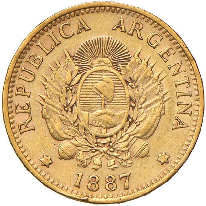 ARGENTINA Argentino 1887 - AU (g ... 