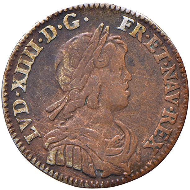 FRANCIA Luigi XIV (1643-1715) 1/12 ... 