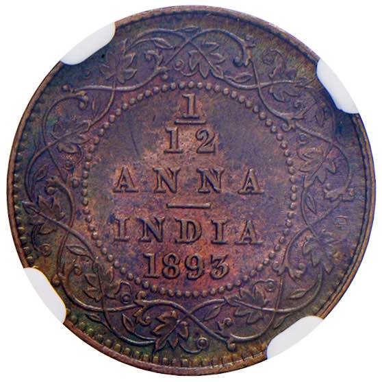 INDIA Vittoria (1837-1901) 1/12 ... 