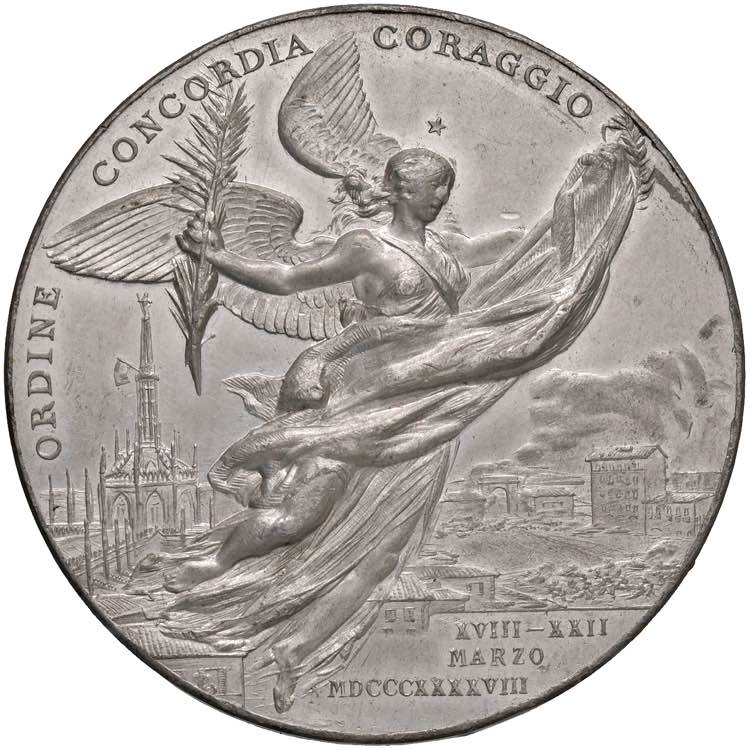 MILANO Medaglia 1895 Inaugurazione ... 