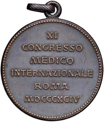 ROMA Medaglia 1894 XI Congresso ... 