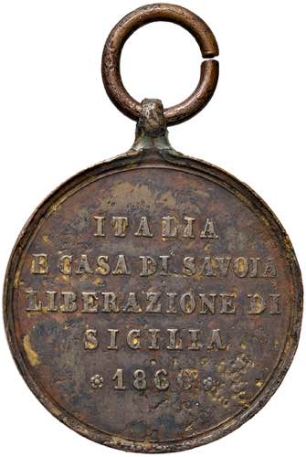 PALERMO Medaglia 1860 Liberazione ... 