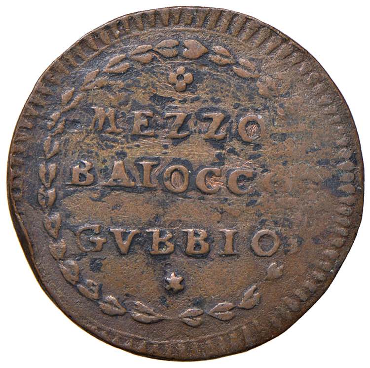 Pio VI (1775-1799) Gubbio - Mezzo ... 