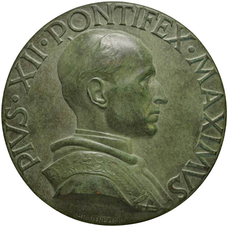 Pio XII (1939-1958) Placca - Opus: ... 