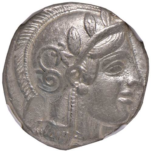 ATTICA Atene Tetradramma (455-440 ... 