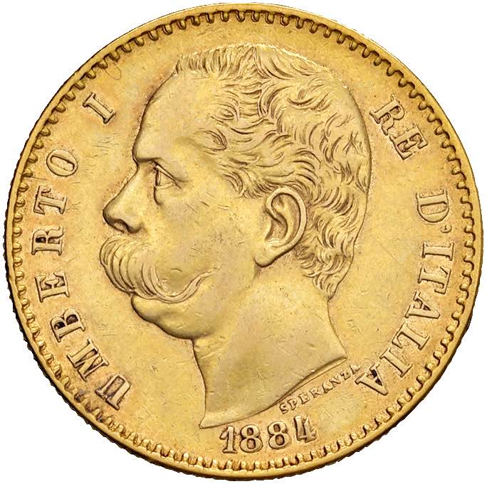 Umberto I (1878-1900) 50 Lire 1884 ... 