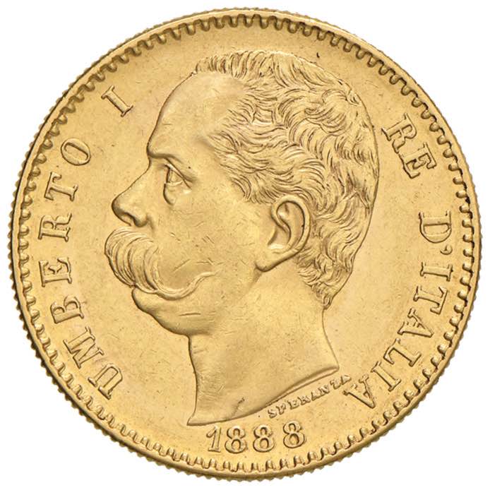 Umberto I (1878-1900) 50 Lire 1888 ... 