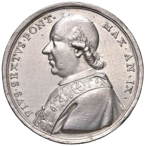 Pio VI (1775-1799) Medaglia A. IV ... 