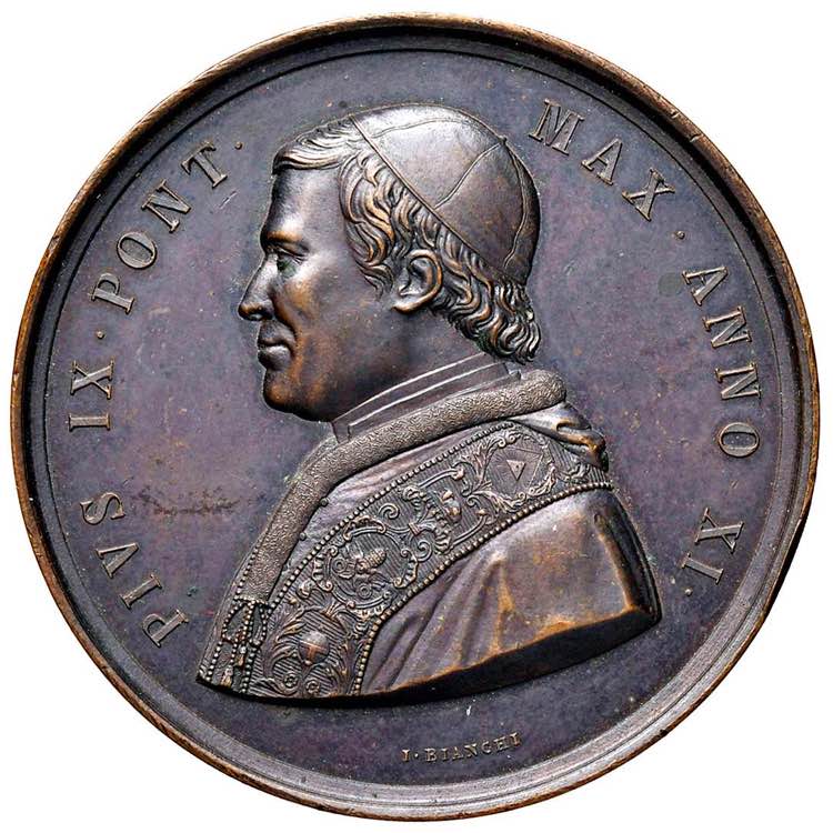 Pio IX (1846-1870) Medaglia A. IX ... 