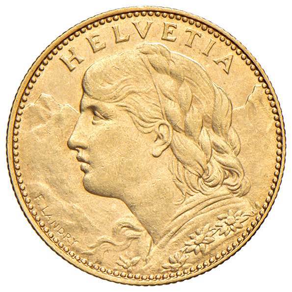 SVIZZERA 10 Franchi 1912 - Fr. 504 ... 