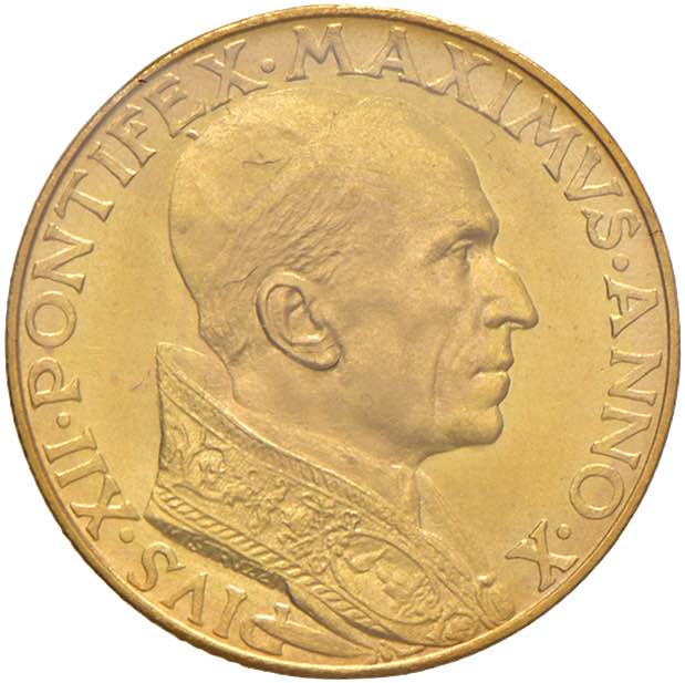    Pio XII (1939-1958) 100 Lire ... 