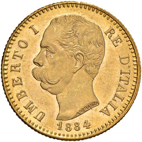    Umberto I (1878-1900) 20 Lire ... 