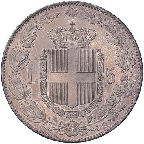    Umberto I (1878-1900) 5 Lire ... 