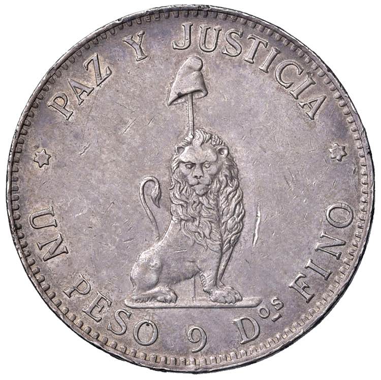    PARAGUAY Peso 1889 - KM 5 AG (g ... 