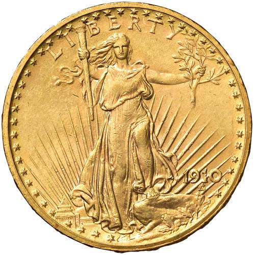    USA 20 Dollari 1910 - KM 131 AU ... 