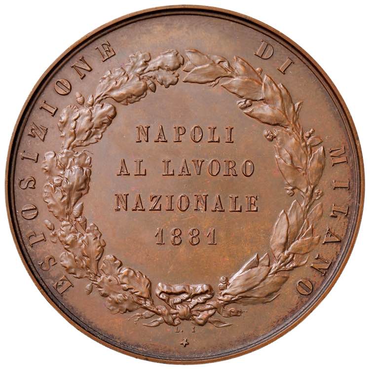    NAPOLI Medaglia 1881 Napoli al ... 