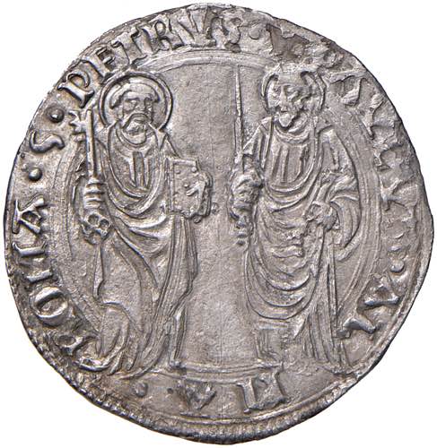 Pio II (1458-1468) Grosso - Munt. ... 
