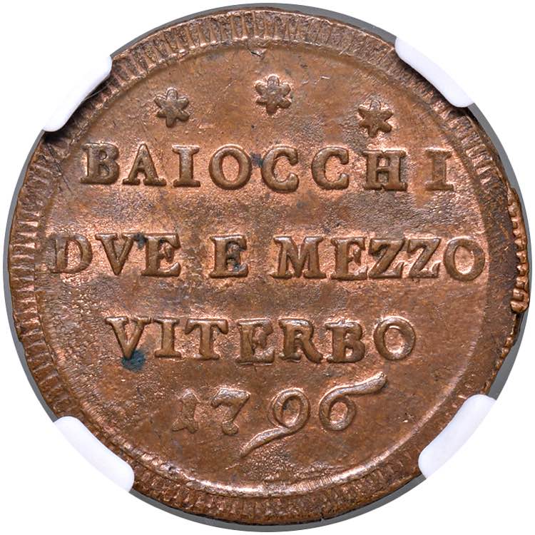    Pio VI (1774-1799) Viterbo - ... 