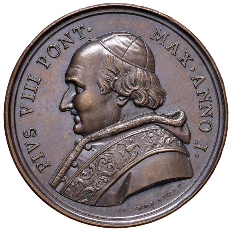    Pio VIII (1829-1830) Medaglia ... 