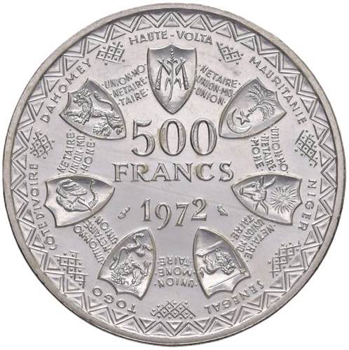 AFRICA OCCIDENTALE 500 Franchi ... 