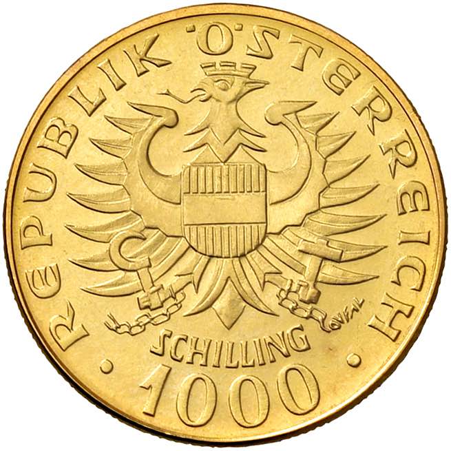 AUSTRIA Repubblica - 1.000 ... 