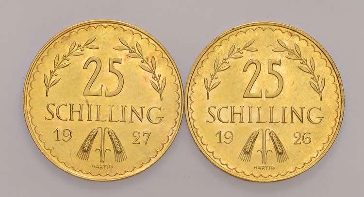 AUSTRIA 25 Schilling 1926 e 1927 - ... 