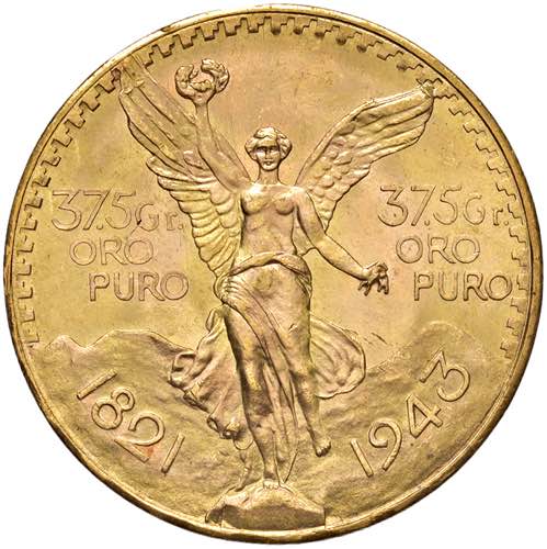 MESSICO 50 Pesos 1943 - AU (g ... 