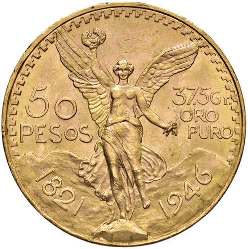 MESSICO 50 Pesos 1946 - AU (g ... 