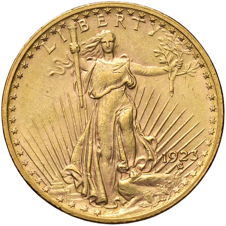 USA 20 Dollars 1923 - KM 131 AU (g ... 