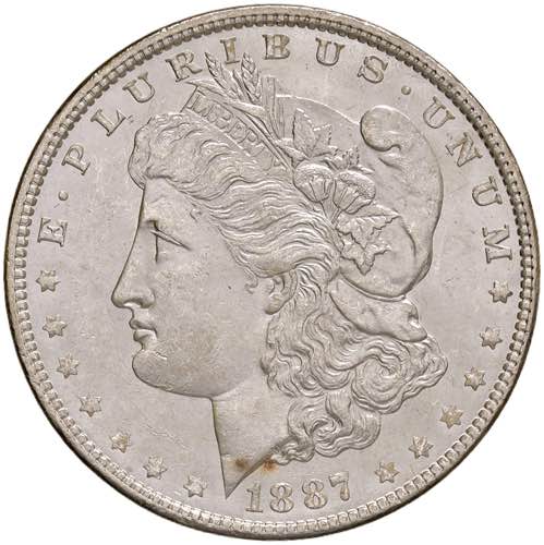 USA Dollaro 1887 - KM 110 AG (g ... 