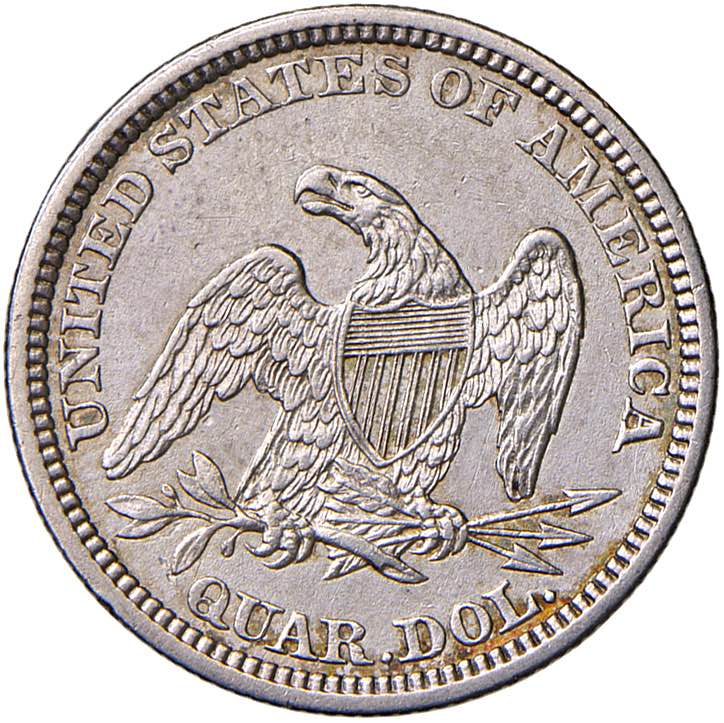 USA Quarter dollar 1861 - KM 64 AG ... 