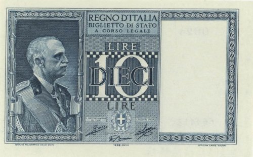BANCONOTE Banca d’Italia 10 Lire ... 