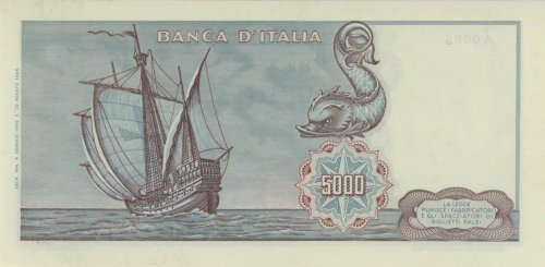 BANCONOTE Banca d’Italia 5.000 ... 
