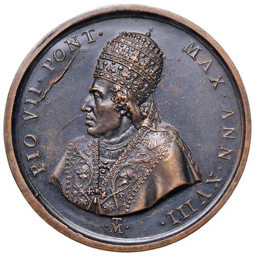 Pio VII (1800-1823) Medaglia 1817 ... 