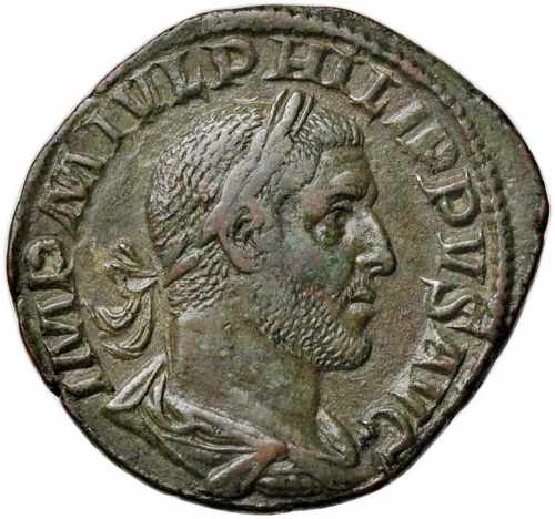  Filippo I (244-249) Sesterzio - ... 