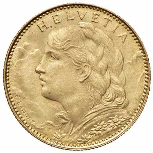 SVIZZERA 10 Franchi 1922 - Fr. 504 ... 