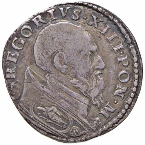  Gregorio XIII (1572-1585) Testone ... 