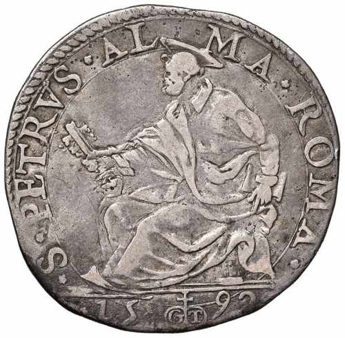  Clemente VIII (1592-1605) Testone ... 