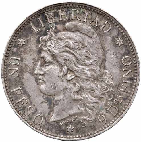  ARGENTINA Peso 1882 - KM 29 AG (g ... 