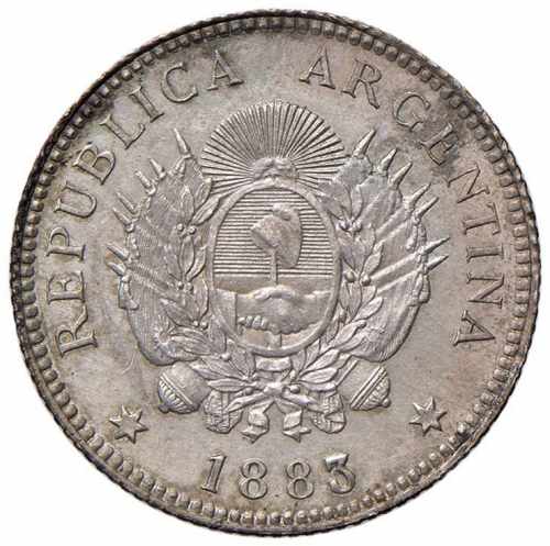  ARGENTINA 20 Centavos 1883 - KM ... 