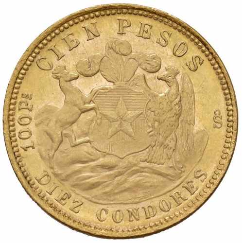  CILE 100 Pesos 1926 - Fr. 54 AU ... 