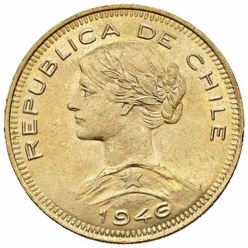  CILE 100 Pesos 1946 - Fr. 54 AU ... 