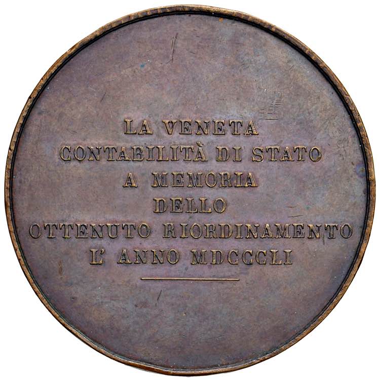 VENEZIA Medaglia 1851 Contabilità ... 